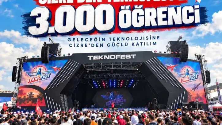 Cizreli 3 binden fazla öğrenci TEKNOFEST Güneydoğu’da