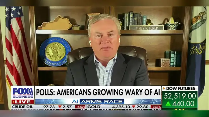 Comer warns US risks falling behind China in artificial intelligence race | Fox Business Video