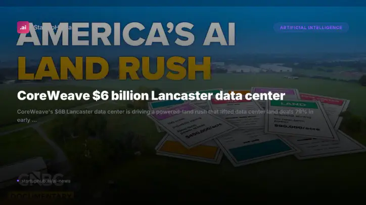 CoreWeave $6 billion Lancaster data center