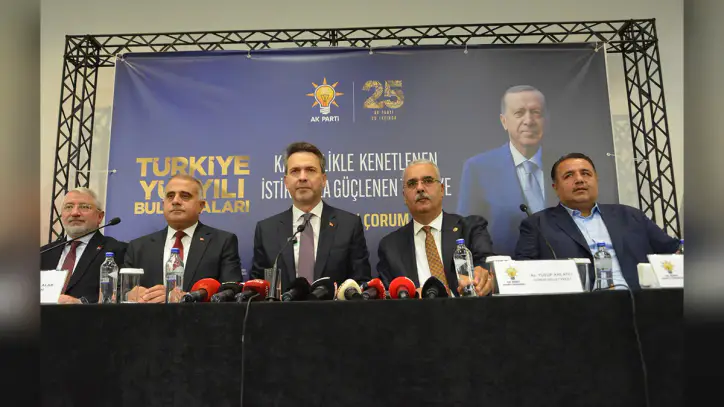 Çorum her alanda Türkiye'nin kalbi