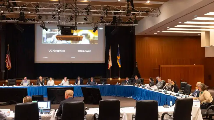 The University of California Board of Regents at a meeting in Mission Bay Conference Center in San Francisco on Wednesday, July 15, 2026.