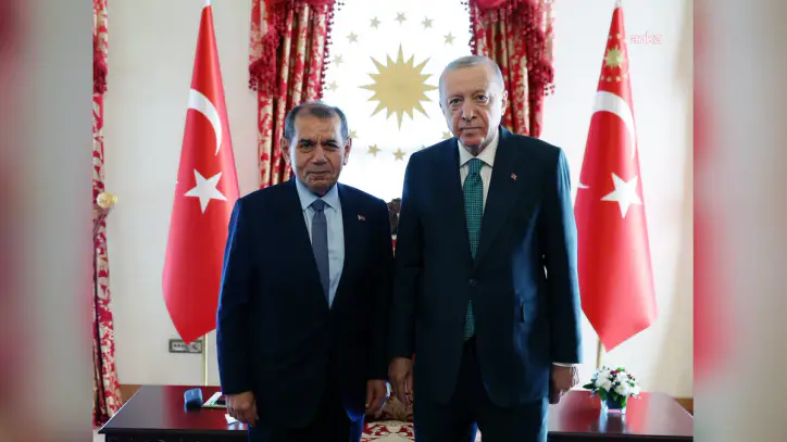 Cumhurbaşkanı Erdoğan, Galatasaray Spor Kulübü Başkanı Özbek'i kabul etti