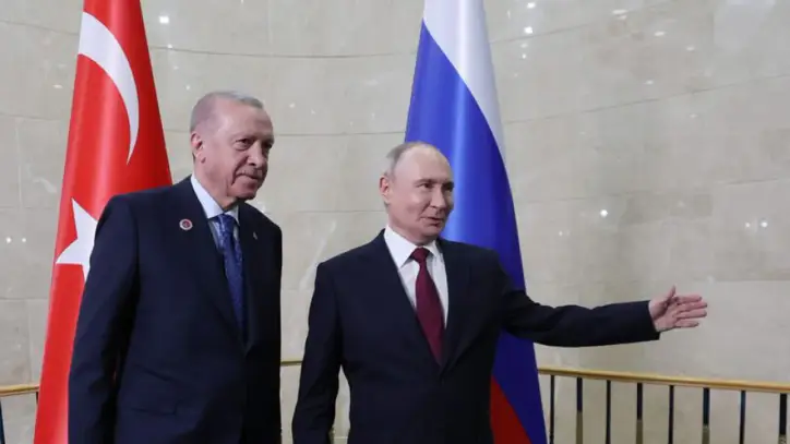 Cumhurbaşkanı Erdoğan Rusya Devlet Başkanı Putin ile görüştü