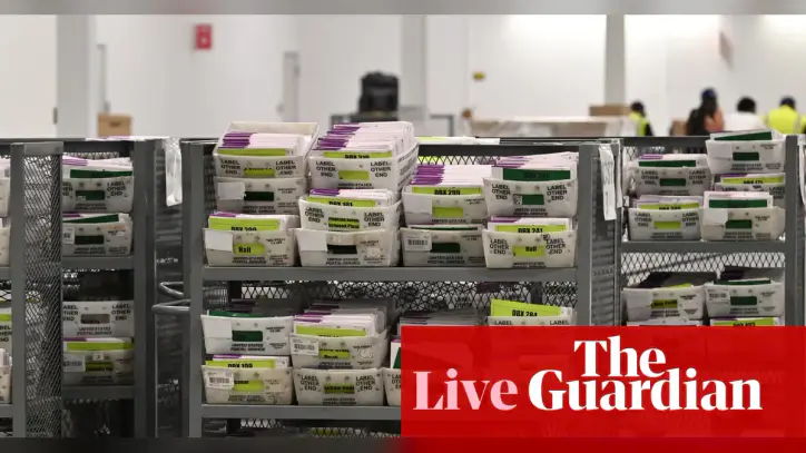 ‘Dangerous power grab’: top Democrats decry USPS system that could thwart mail-in voting – as it happened