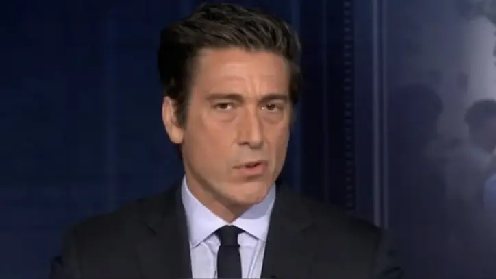 David Muir applauded for remaining calm as live broadcast thrown into chaos