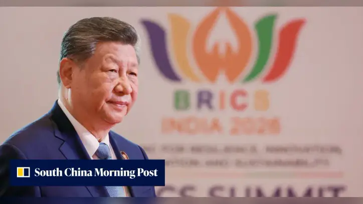 Developing | Brics summit: Chinese leader calls for cooperation on AI-powered industrial plan