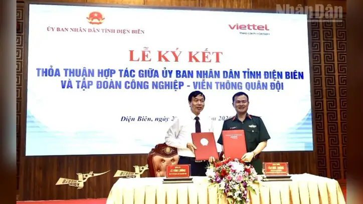 Dien Bien ve Viettel Grubu, bilim, teknoloji, inovasyon ve dijital dönüşüm alanlarında iş birliği yapmaktadır.