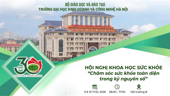 "Dijital Çağda Bütüncül Sağlık Hizmetleri" başlıklı Sağlık Bilimleri Konferansı yakında HUBT'ta düzenlenecek.
