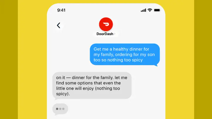 DoorDash launches an AI agent you can text to order food | TechCrunch