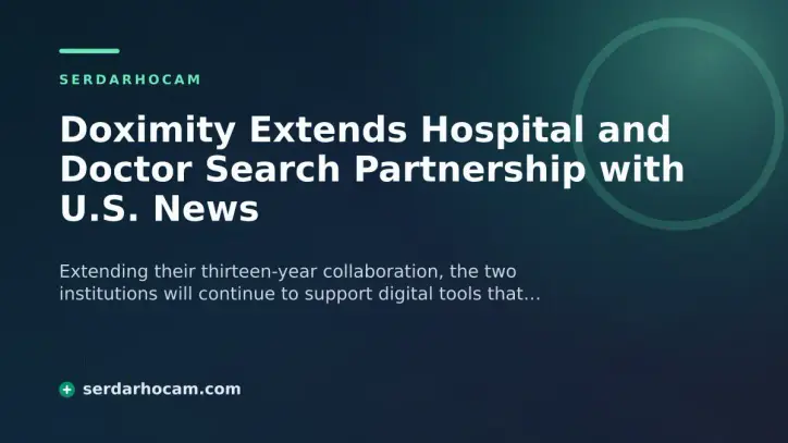 Doximity Extends Hospital and Doctor Search Partnership with U.S. News