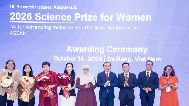 Dr. Ha Thi Thanh Huong, 2026 ASEAN-ABD Kadın Bilim Ödülü'nde birincilik ödülünü kazandı.