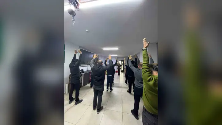 Düzce İl Sağlık Müdürlüğü projesiyle Akçakoca esnafına egzersiz yaptırıldı