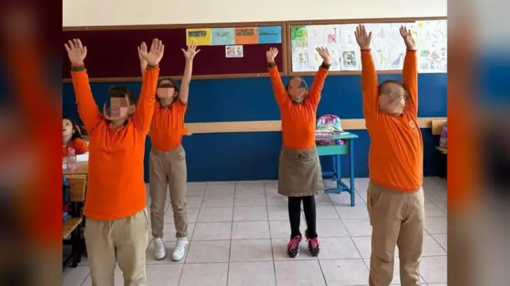 Düzce Kaynaşlı'da öğrencilere fiziksel aktivitenin önemi sağlık ekiplerince anlatıldı