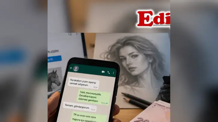 Edirne Gazetesi on Instagram: "KARAKALEM SİPARİŞİ VERMEK İSTEDİ, 84 BİN LİRA DOLANDIRILDI
Edirne’de Instagram üzerinden karakalem çalışması siparişi vermek isteyen H.C.D. isimli vatandaş, 84 bin lira dolandırıldığını iddia ederek polise başvurdu.
Edirne’de sosyal medya üzerinden karakalem çalışması siparişi vermek isteyen H.C.D., dolandırıcılık iddiasıyla şikâyetçi oldu.
Edinilen bilgiye göre, Instagram'da gördüğü karakalem çalışması sayfasından sipariş vermek isteyen H.C.D., WhatsApp üzerinden bir kişiyle iletişime geçti.
Sipariş sürecinde karşı tarafa farklı zamanlarda parça parça para gönderen H.C.D., toplam 84 bin lira ödeme yaptığını belirtti.
Dolandırıldığını ileri süren H.C.D., polis merkezine başvurarak iletişime geçtiği şahıstan şikâyetçi oldu.
Olayla ilgili şikâyet polis kayıtlarına geçti."