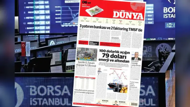 Ekonomi gazetesi Dünya'da fon vurgunu sessizliği - Evrensel