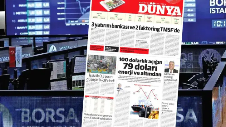 Ekonomi gazetesi Dünya'da fon vurgunu sessizliği - Evrensel
