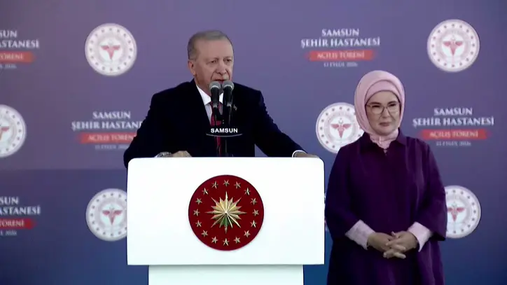 Erdoğan, Samsun Şehir Hastanesi açılışında konuştu: "Önceden sağlık hizmeti almak için yurt dışına giderken bu tersine döndü ve her yıl yüz binlerce yabancı hasta Türkiye'de şifa arıyor"