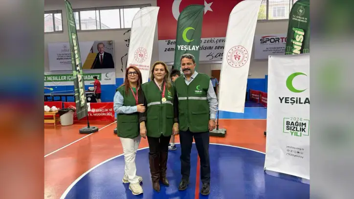 Eskişehir'de 'Bağımlılığa Karşı Spor Yapın' etkinliği masa tenisiyle başladı