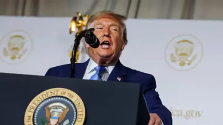 The US President was speaking after unveiling a new AI-powered website designed as a one-stop shop for government services. (REUTERS)