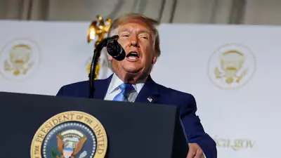 The US President was speaking after unveiling a new AI-powered website designed as a one-stop shop for government services. (REUTERS)