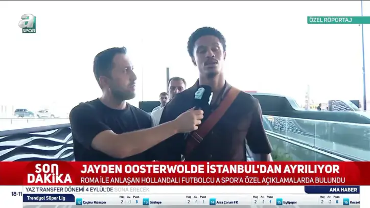 FENERBAHÇE HABERİ: Jayden Oosterwolde'den A Spor'a özel açıklama! 'Gitmem yönünde karar verildi' - ASpor