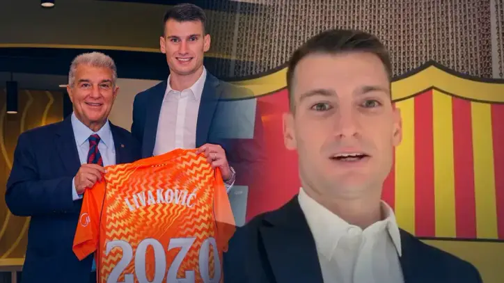 Fenerbahçe Livakovic transfer açıklaması: Livakovic Fenerbahçe'den Barcelona'ya transfer oldu