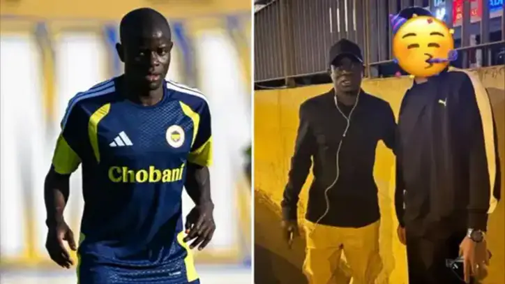 Fenerbahçeli N'Golo Kante tek başına İstanbul sokaklarında!