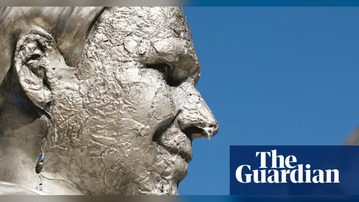 Melting Ron DeSantis statue unveiled to call out his inaction on climate crisis