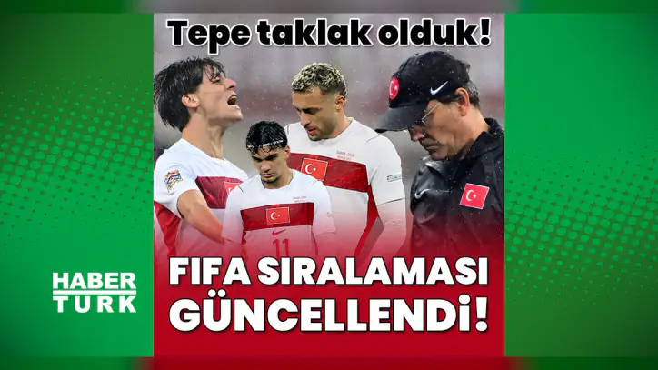 Fransa ve İtalya yenilgileri sonra A Milli Takımımız 4 basamak düştü! FIFA sıralaması güncellendi