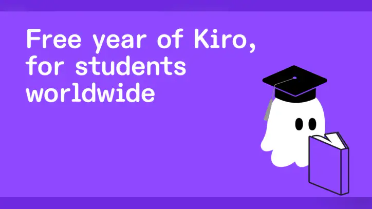 Millions of students can now get access to a free year of Kiro from AWS