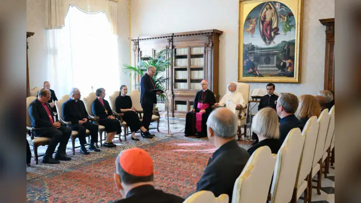 ‘From conflict to communion’: Lutheran World Federation meets with Pope - Vatican News