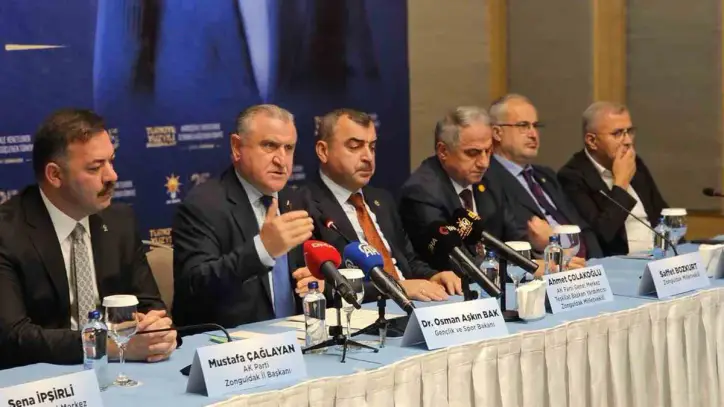 Zonguldak'ta Gençlik ve Spor Bakanı Osman Aşkın Bak, Terörsüz Türkiye sürecinde sporun önemine vurgu yaptı.