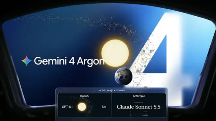 Google'ın en gelişmiş yapay zeka modeli: Gemini 4 Argon kullanıma açıldı