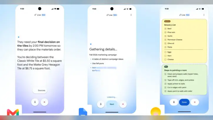 Google now lets you chat with Gmail, Docs, and Keep