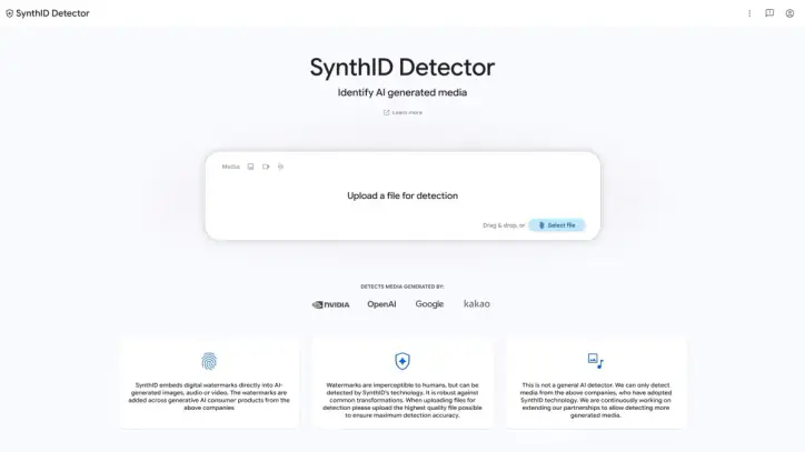 Google's new SynthID website can identify AI-generated media | TechCrunch