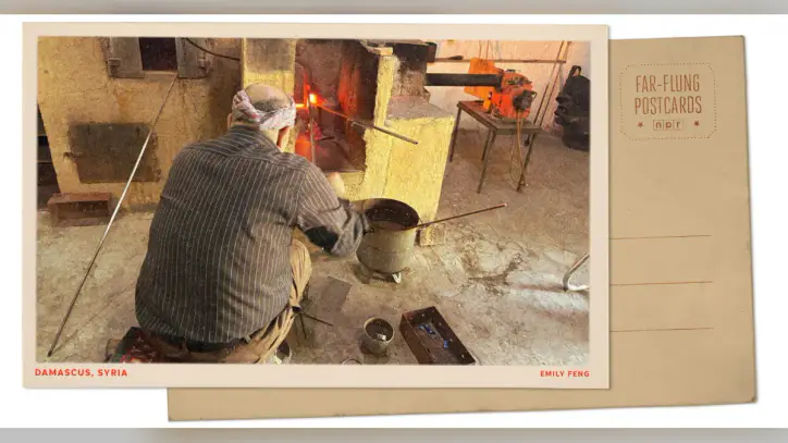Greetings from Syria, where time seems to melt as a glassmaker braves scorching temps