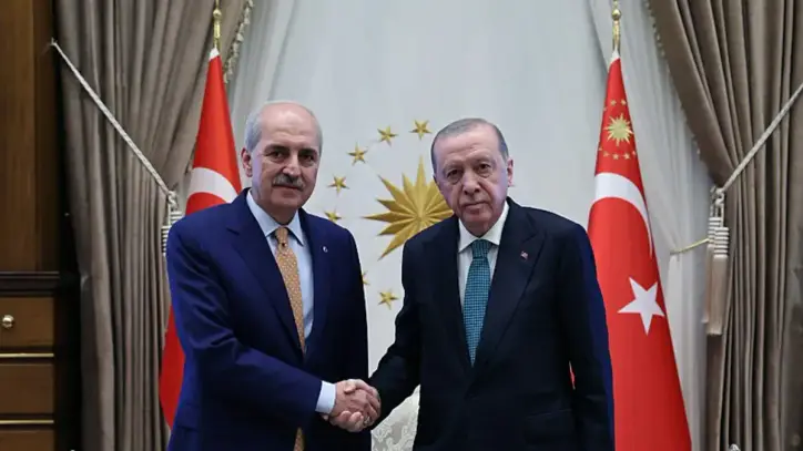 Gündem Terörsüz Türkiye: Başkan Erdoğan TBMM Başkanı Kurtulmuş'u kabul etti