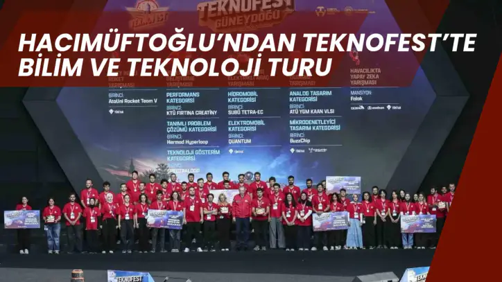 Hacımüftoğlu’ndan TEKNOFEST’te bilim ve teknoloji turu