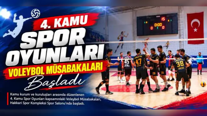 Hakkari’de 4. Kamu Spor Oyunları başladı