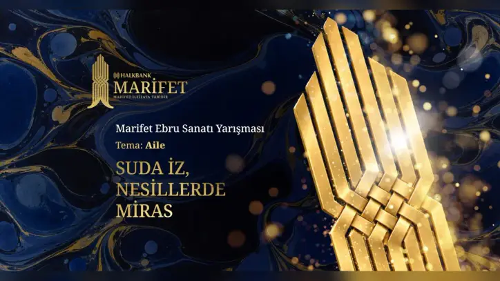 Halkbank Ebru Sanatı’nı “Marifet” ile yaşatacak! ‘Aile’ temalı yarışma için başvurular başladı