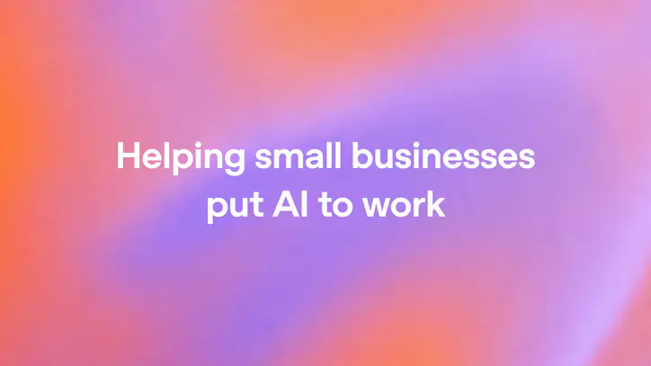 Helping small businesses put AI to work