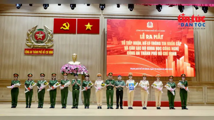 Ho Chi Minh Şehri Polisi, bilim ve teknolojinin uygulanmasını hızlandırıyor.