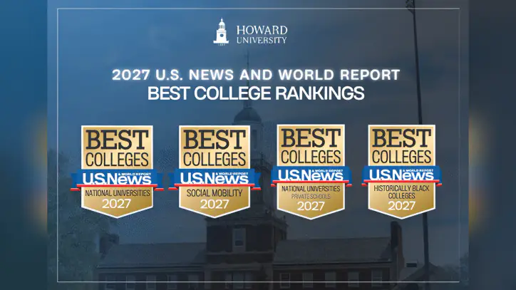 Howard University Achieves Highest U.S. News & World Report Ranking in University History