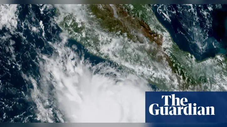 Hurricane Polo, rapidly intensifying from strong El Niño patterns, rages off coast of Mexico