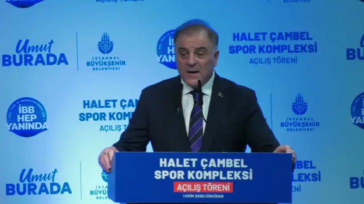 İBB’den Üsküdar'a 1 milyar liralık yatırım, Halet Çambel Spor Kompleksi açıldı... Nuri Aslan: Elin oğlu milyarları yurt dışına götürürken biz Cumhuriyet'in gençlerine yatırım yapıyoruz