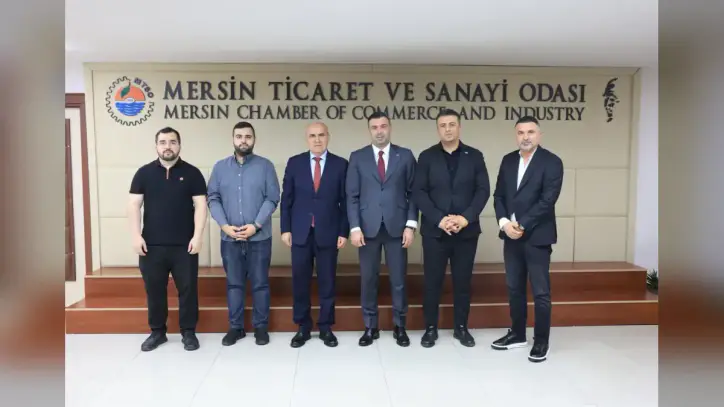 MERSİN- İbrahim Halil Sınır Kapısı Müdürü'nden MTSO'ya ziyaret
