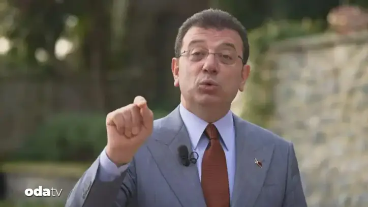 İmamoğlu 'Ekonomi ve adalet çökmüş' dedi, sandığı işaret etti