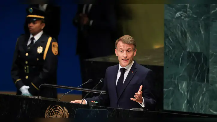 In UN farewell, Macron denounces Trump's Gaza diplomacy as spectacle of shame