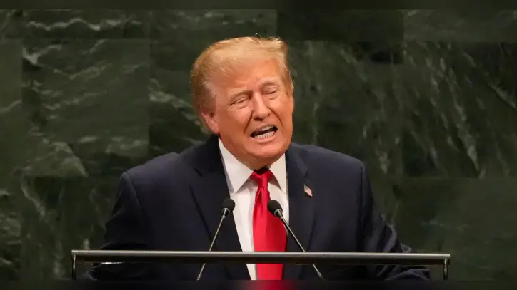 In U.N. speech, Trump threatens to "annihilate" Iran and defends handling of global conflicts