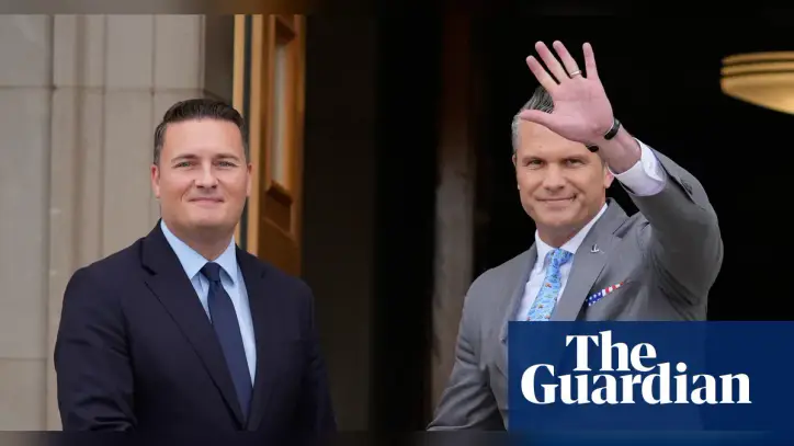 Wes Streeting urges US to back Ukraine on Washington visit after Starlink row